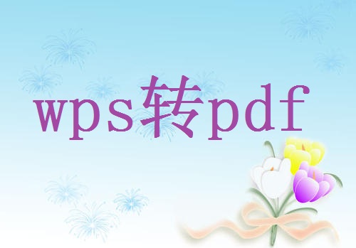 如何完成WPS转PDF之间的格式转换？