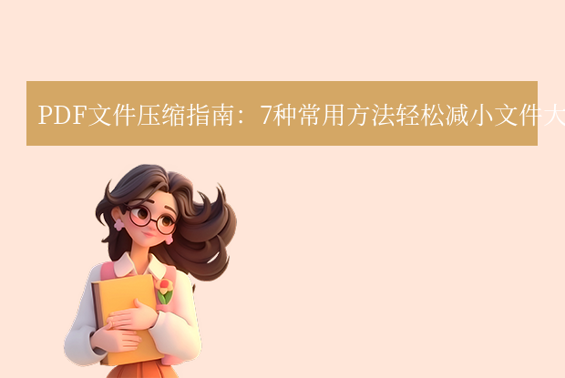 pdf文件怎么压缩大小？4种常用压缩方法详解！