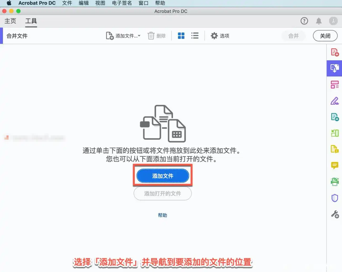 使用Adobe Acrobat Pro DC（专业级黄金标准）步骤二