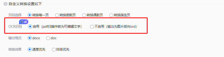 转转大师在线工具:轻量化 PDF 转 Word,高效安全兼顾步骤三