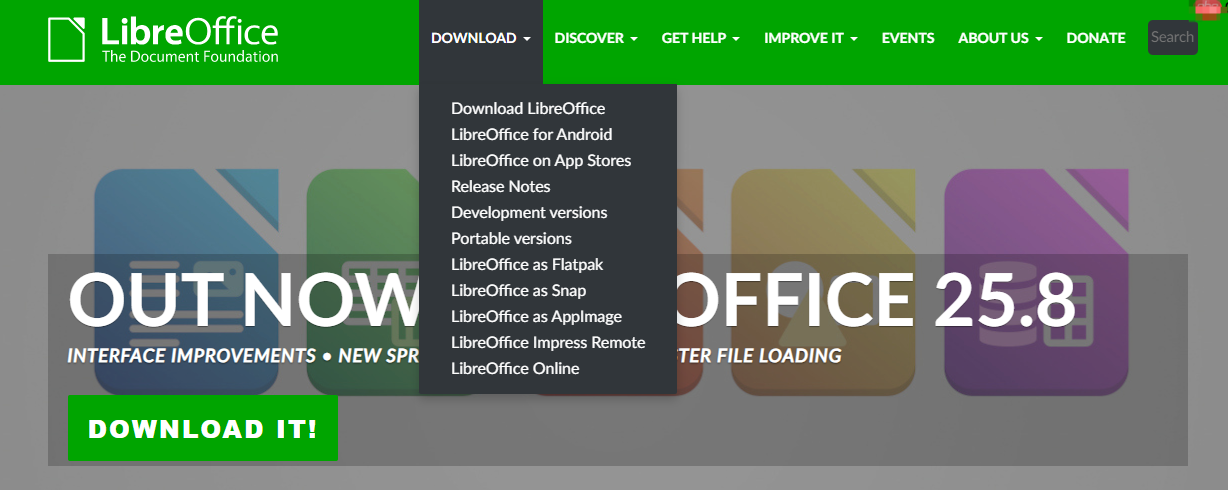使用开源办公软件LibreOffice步骤一