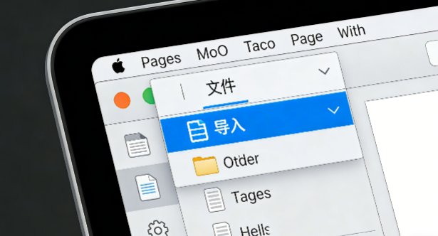 Apple Pages（Mac系统）步骤二