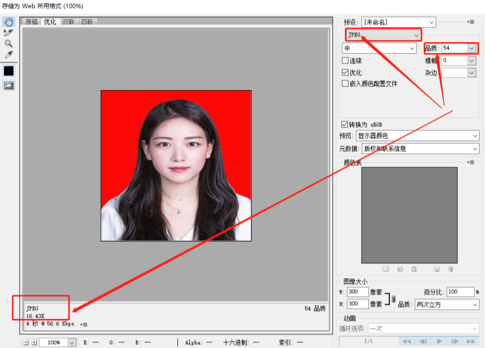 Adobe Photoshop专业压缩(高清保真·批量处理)步骤三