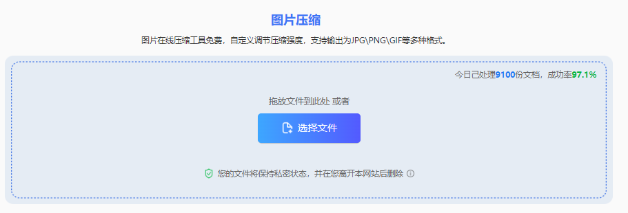 方法使用在线压缩工具（免安装 / 临时应急）步骤二