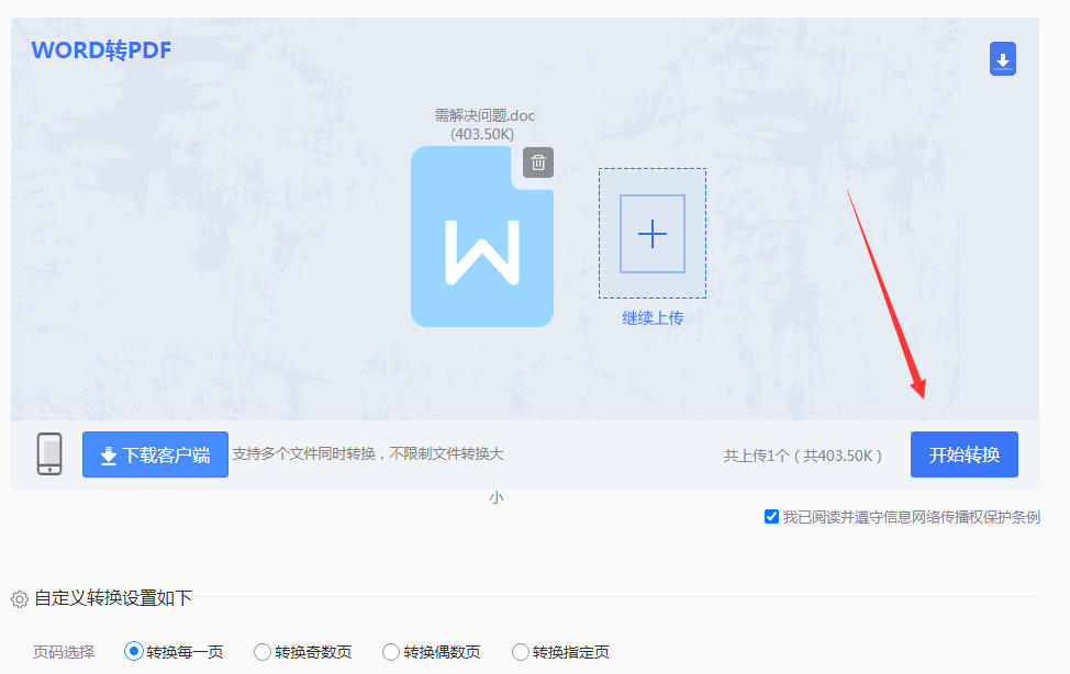 使用转转大师——专业工具终极方案步骤三