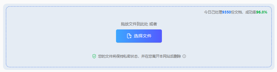 方法使用在线转换工具(转转大师在线)(免安装 / 临时应急)步骤二