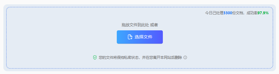 方法使用在线转换工具（转转大师在线）（免安装 / 临时应急）步骤二