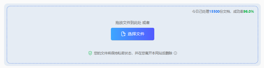 方法使用在线PDF转Excel工具(转转大师在线)(免安装 / 临时应急)步骤二