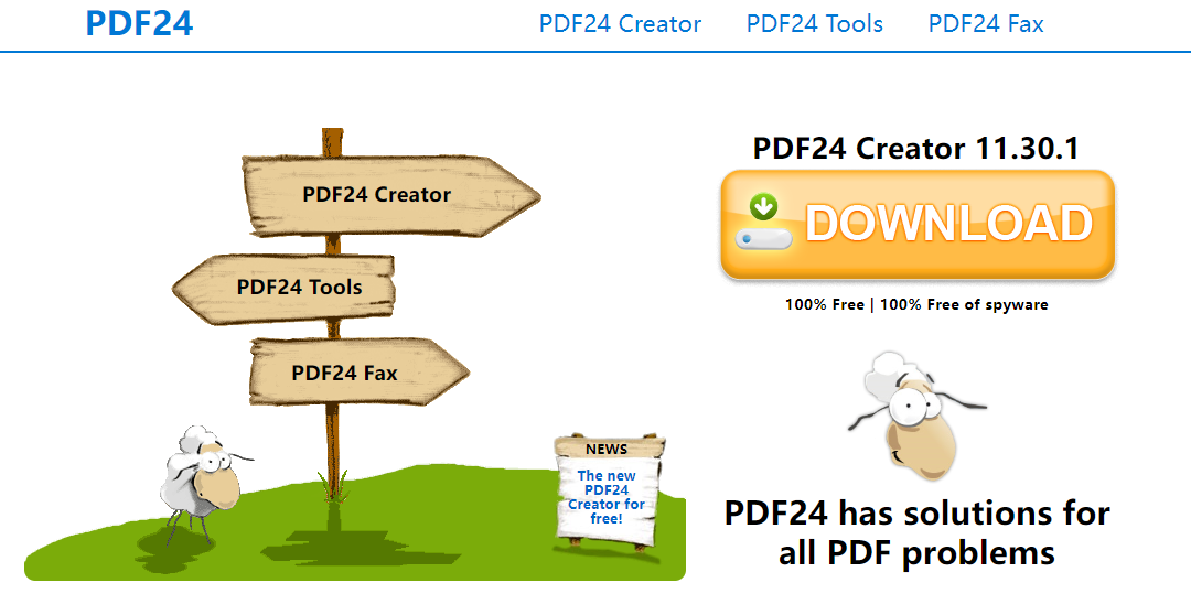 PDF24 Creator——敏感文件不联网的免费补救方案步骤一
