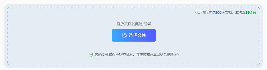 使用在线PDF转图片工具（转转大师）步骤二