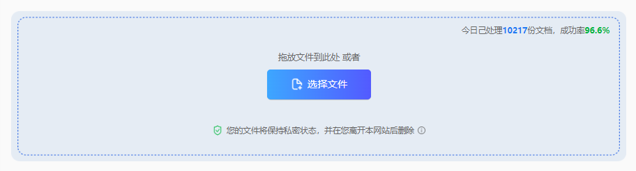 使用在线PDF拆分工具（转转大师在线）步骤二