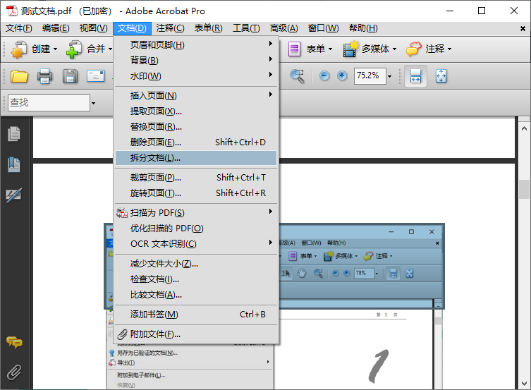 PDF编辑器：精确拆分，适合复杂文档步骤二